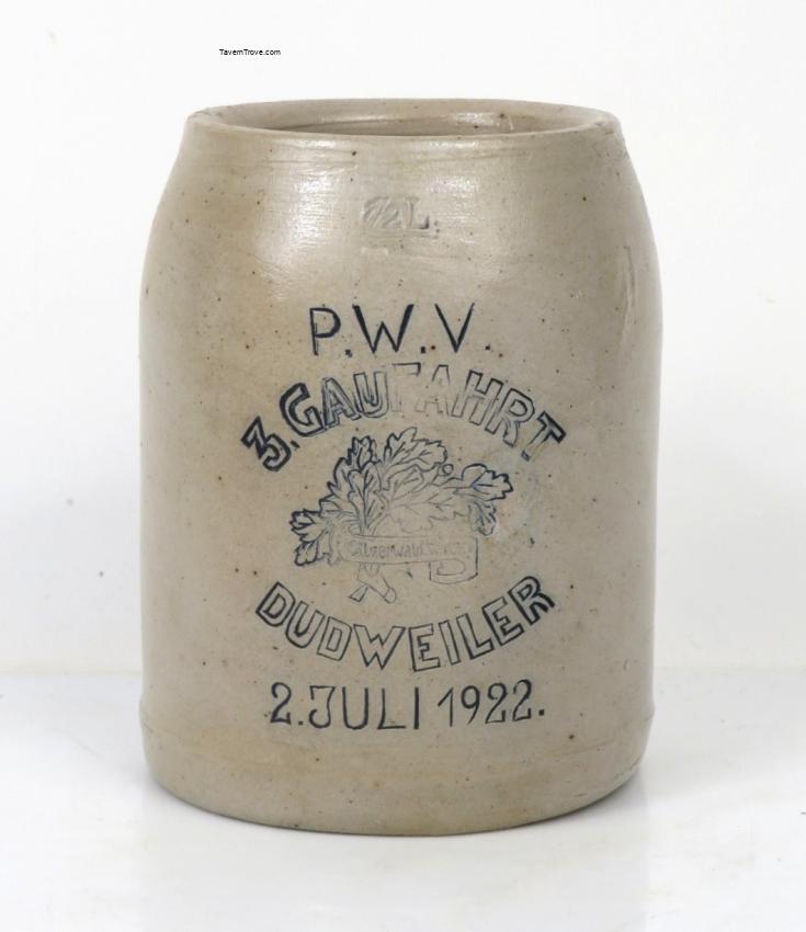 Pfälzerwald-Verein (Palatine Forest Club) 3 Gaufahrt Germany Half-Liter