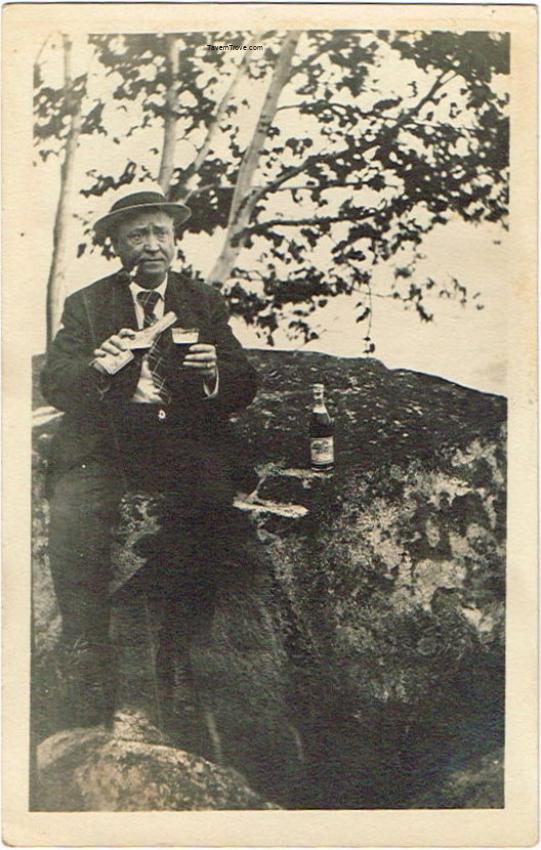 Pfaff's Beer Bottle RPPC