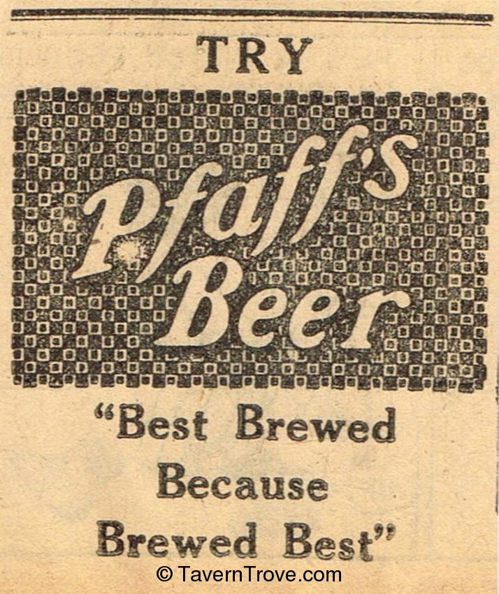 Pfaff's Beer