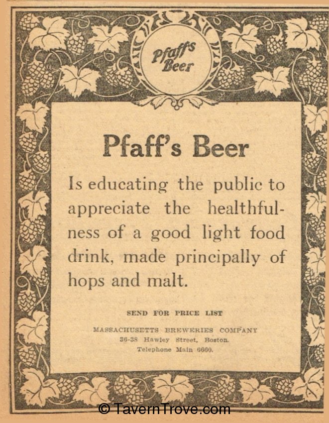 Pfaff's Beer