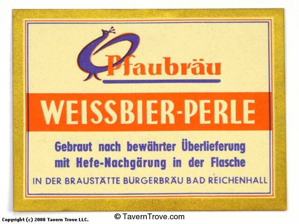 Pfaubräu Weissbier-Perle