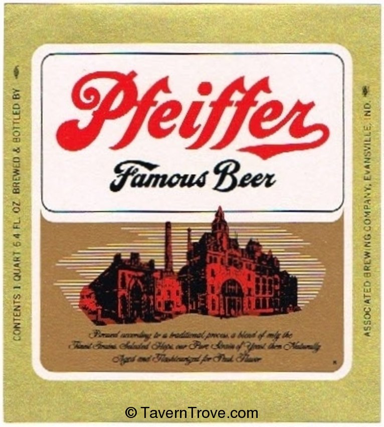 Pfeiffer Famous Beer 