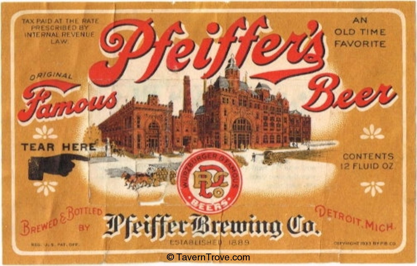 Pfeiffer Famous Beer