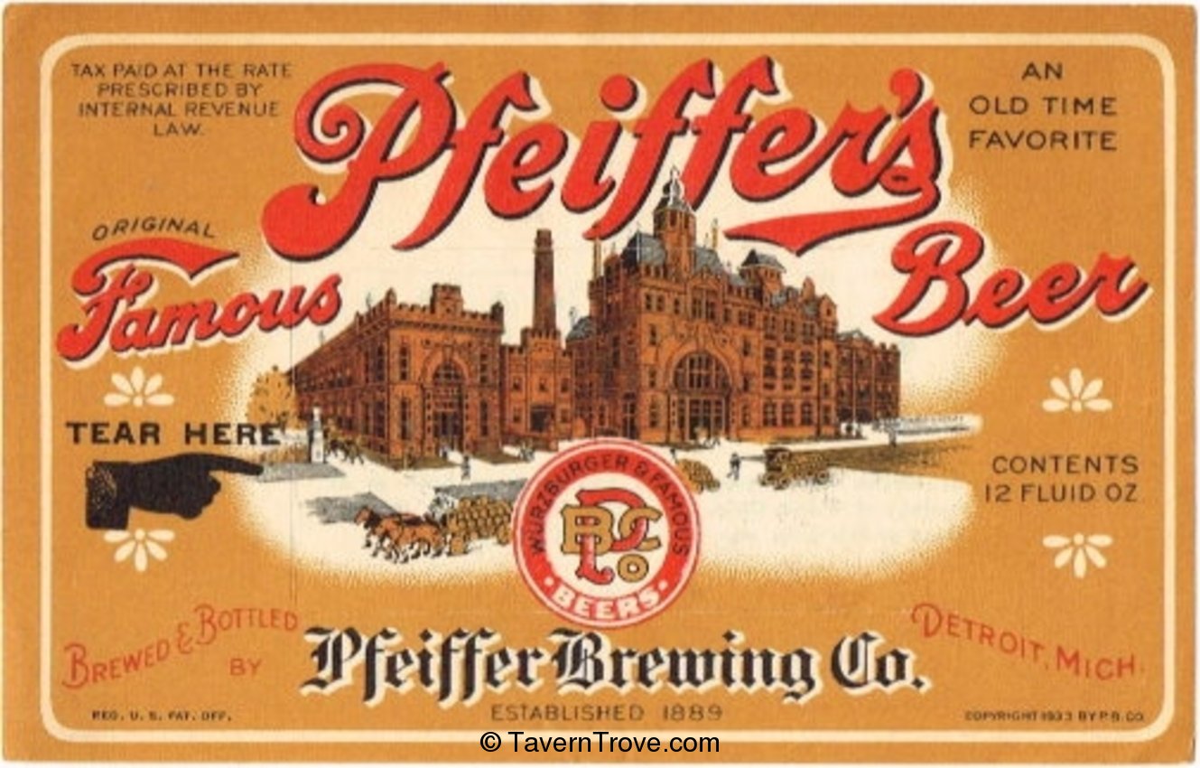 Pfeiffer Famous Beer