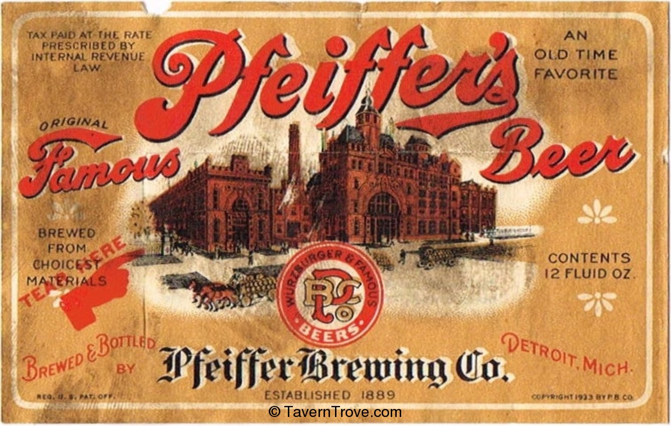 Pfeiffer Famous Beer