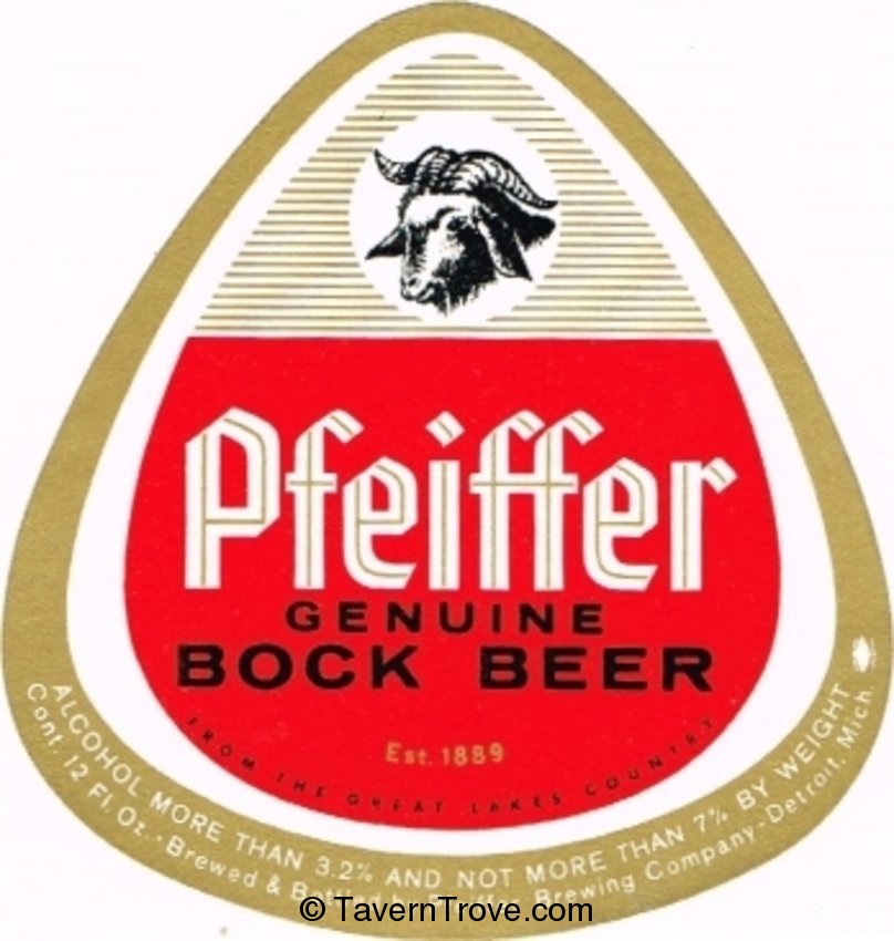 Pfeiffer Genuine Bock Beer