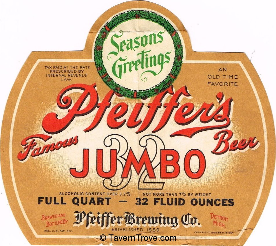 Pfeiffer's Famous Beer