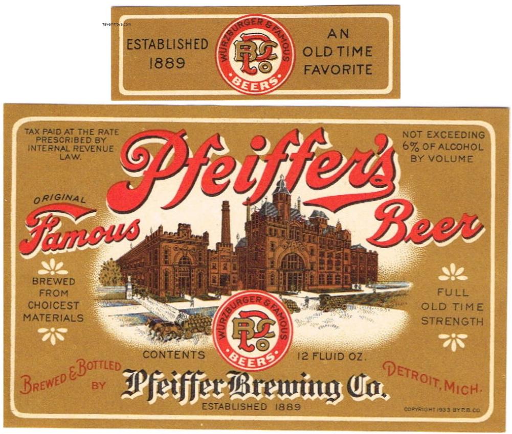 Pfeiffer's Famous Beer