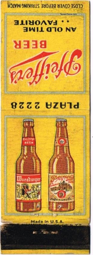 Pfeiffer's Beer/Wurzburger Beer Dupe