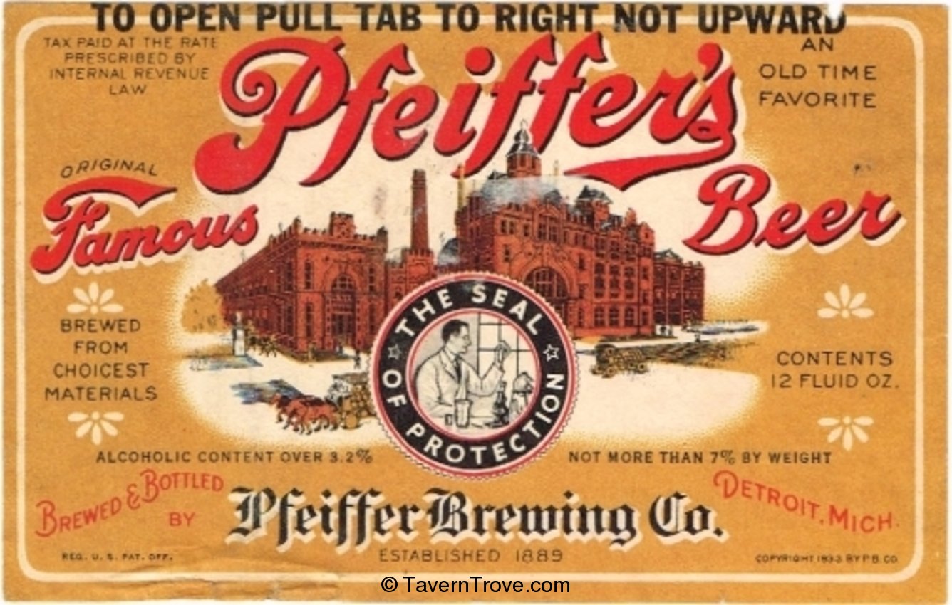 Pfeiffer's Famous Beer