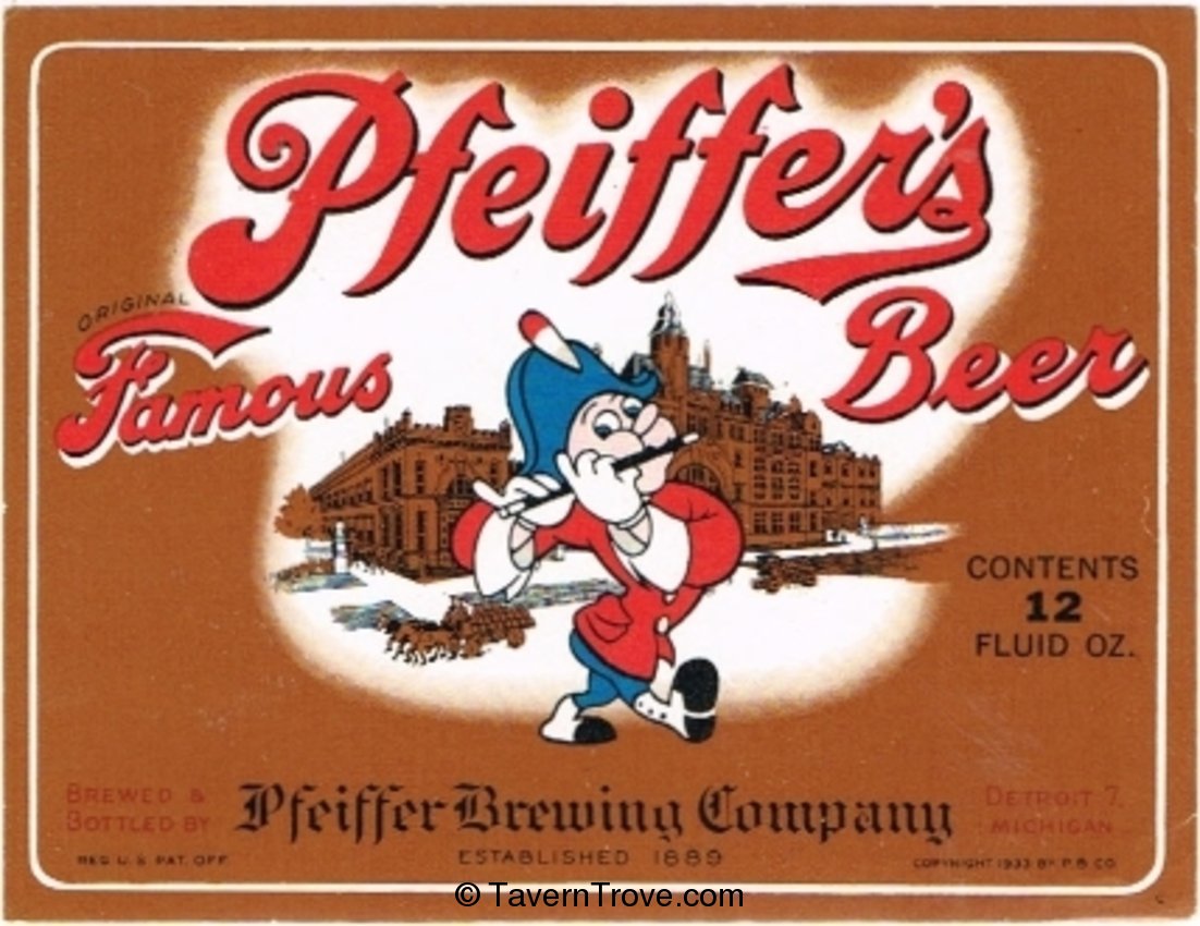 Pfeiffer's Famous Beer 