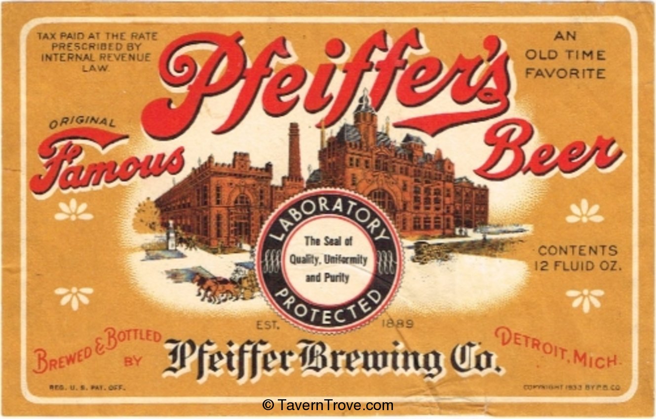 Pfeiffer's Famous Beer