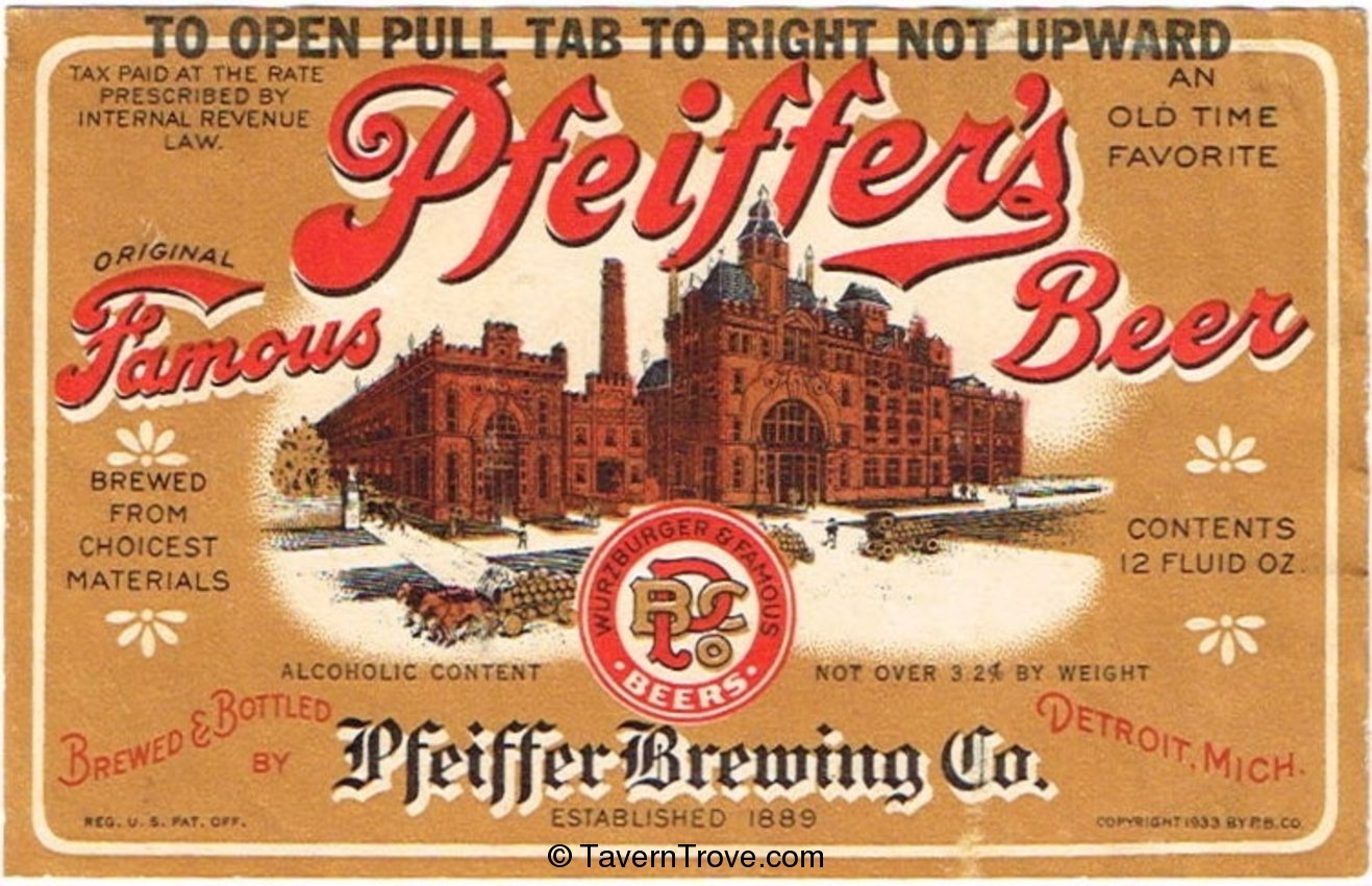 Pfeiffer's Famous Beer