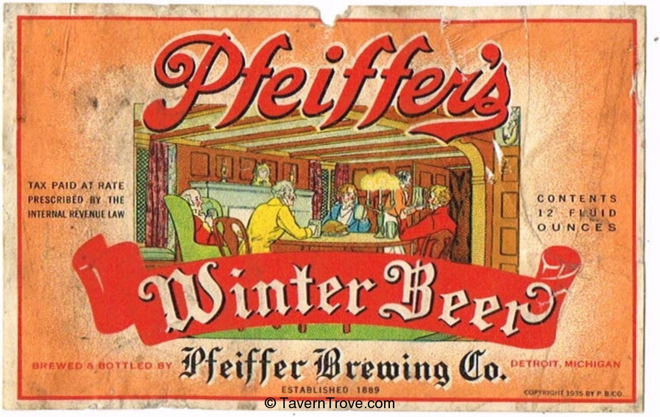 Pfeiffer's Winter Beer