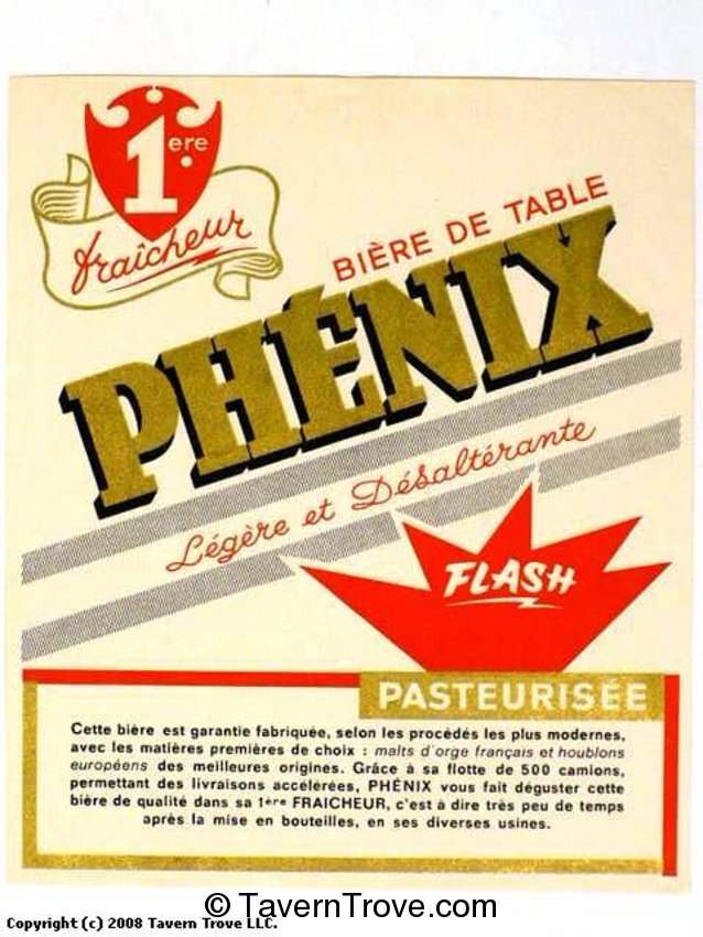 Phénix Flash Bière De Table