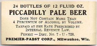 Piccadilly Pale Beer