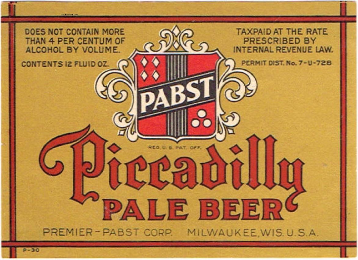 Piccadilly Pale Beer