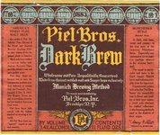 Piel Bros. Dark Brew Beer