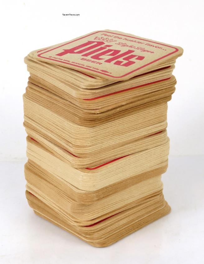 Piel's Beer Stack of Coasters