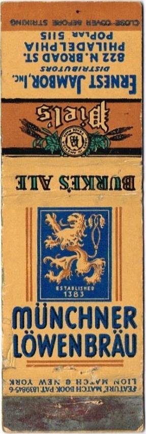 Piel's/Lowenbrau Beer/Burke's Ale