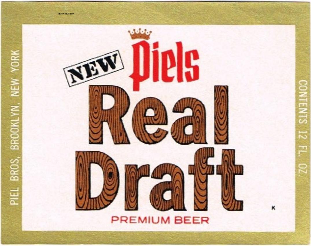 Piel's Real Draft Beer (66mm tall)