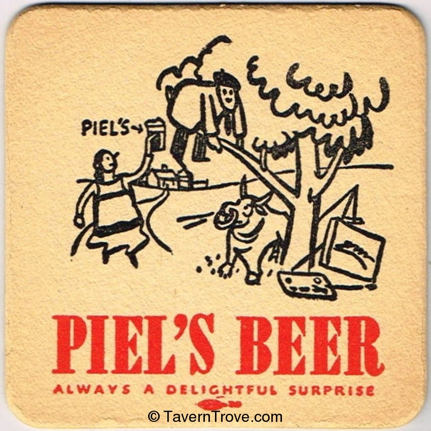 Piel's Beer - Artist up a tree
