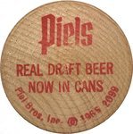 Piels Draft Beer wooden nickel