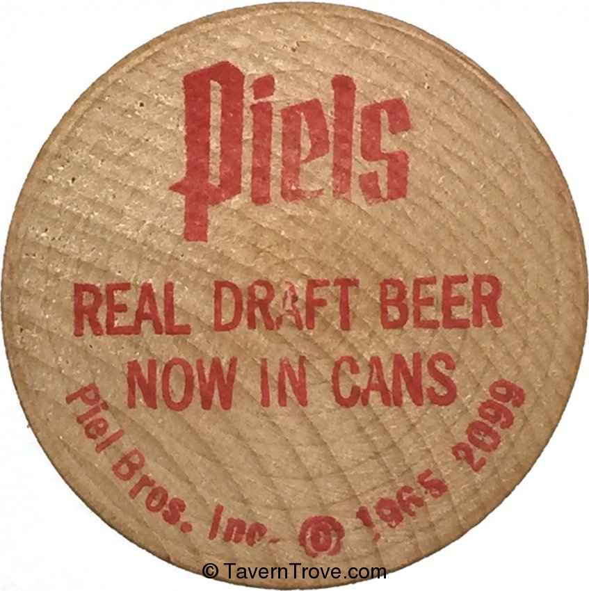 Piels Draft Beer wooden nickel