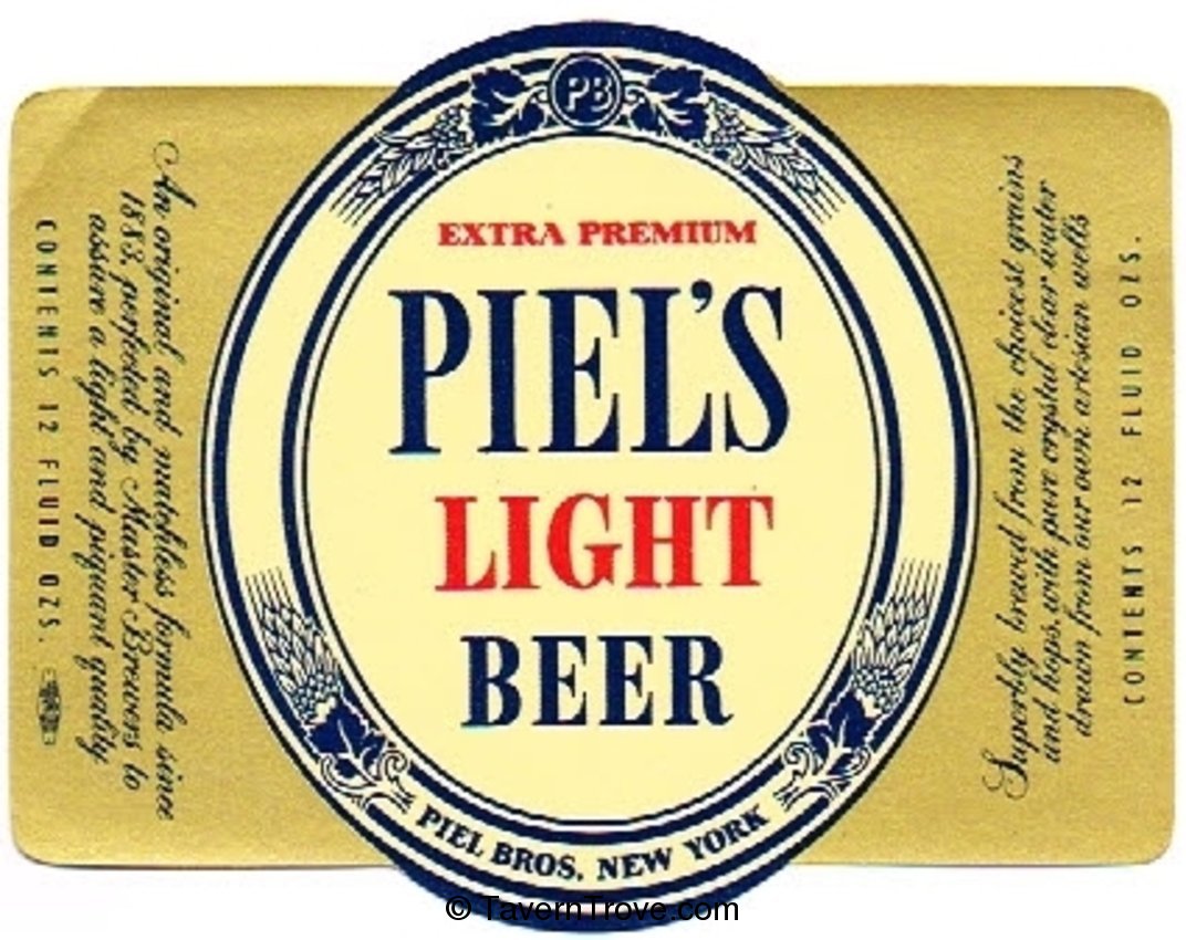 Piel's Light Beer 