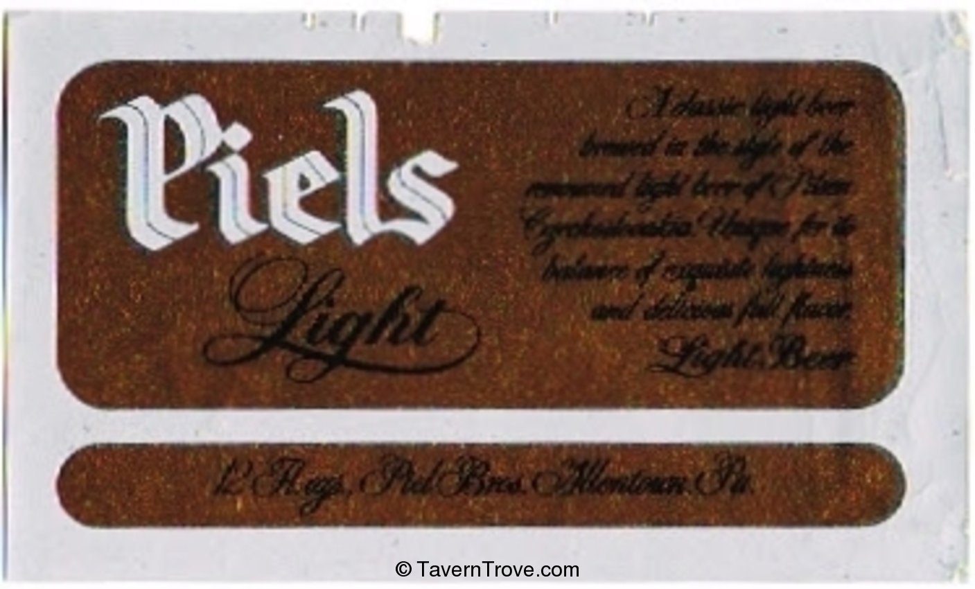 Piels Light Beer 