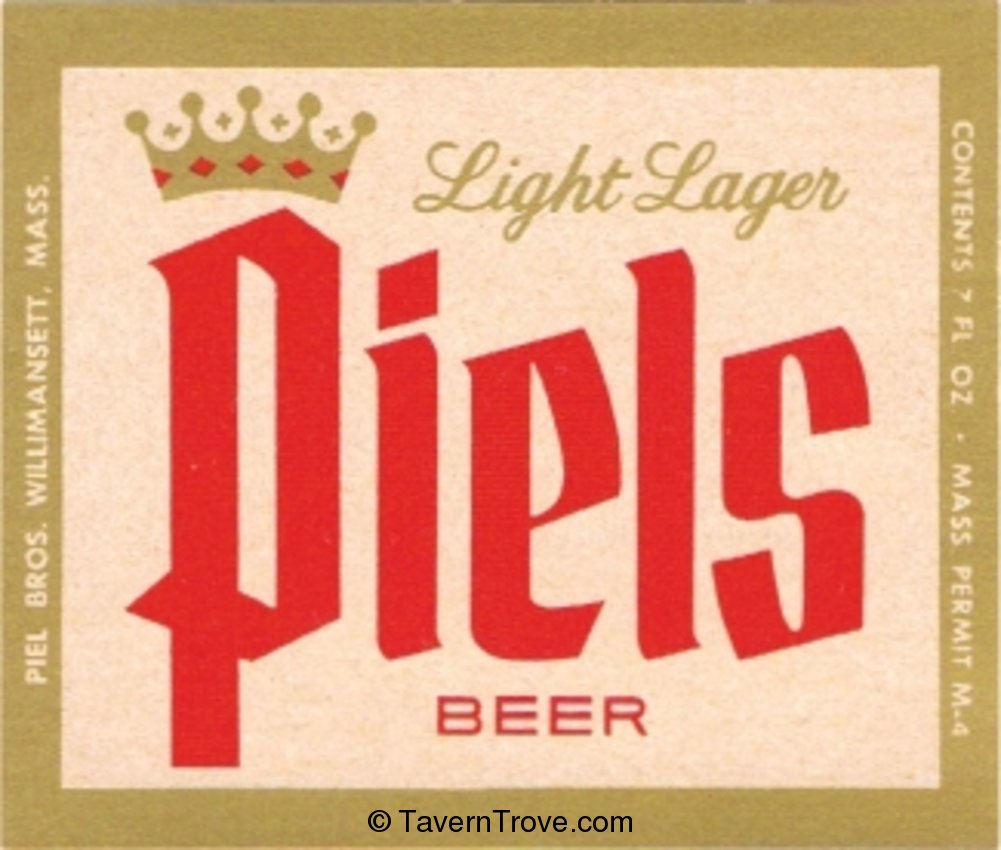 Piel's Light Lager Beer 