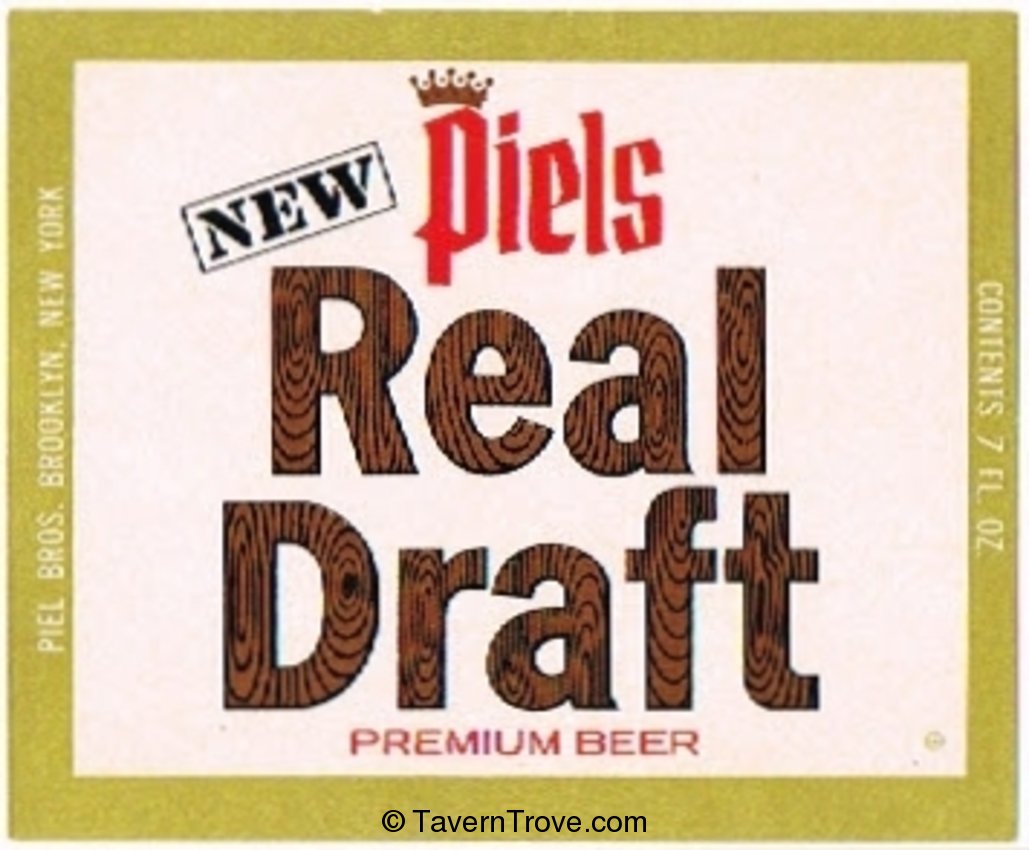 Piels Real Draft Beer