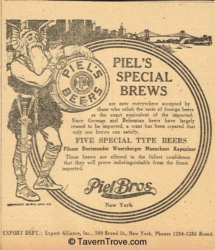 Piel's Special Brews