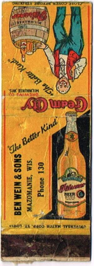 Cream City Pilsener Beer Dupe