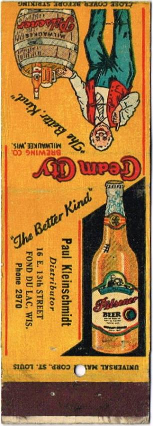 Cream City Pilsener Beer