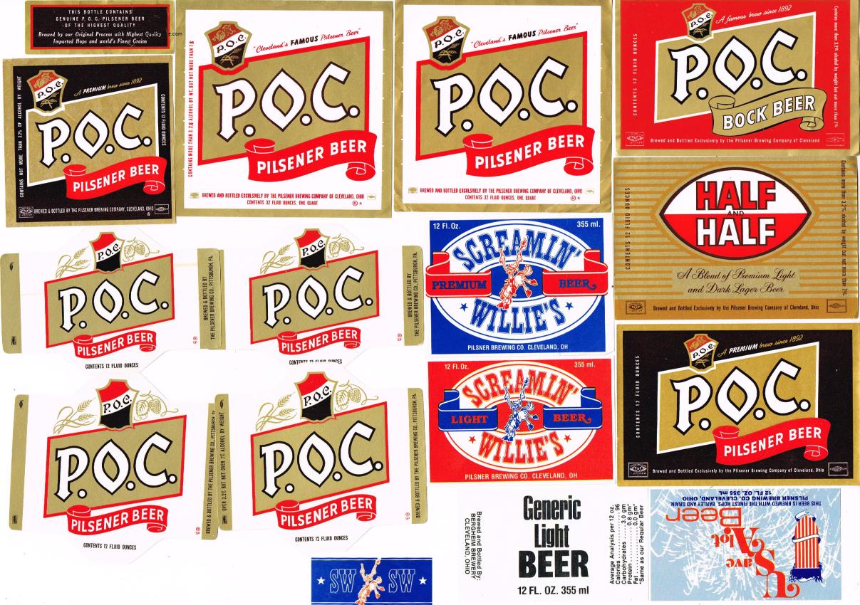 Pilsener Brewery P.O.C. Beer lot of 16
