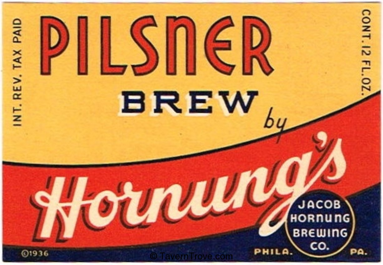 Pilsner Brew by Hornung's