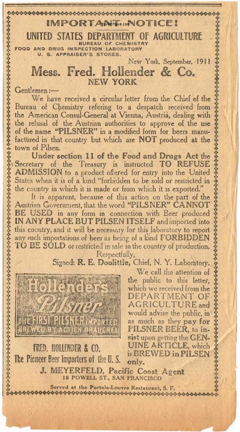 Actien Brauerei Pilsner Beer