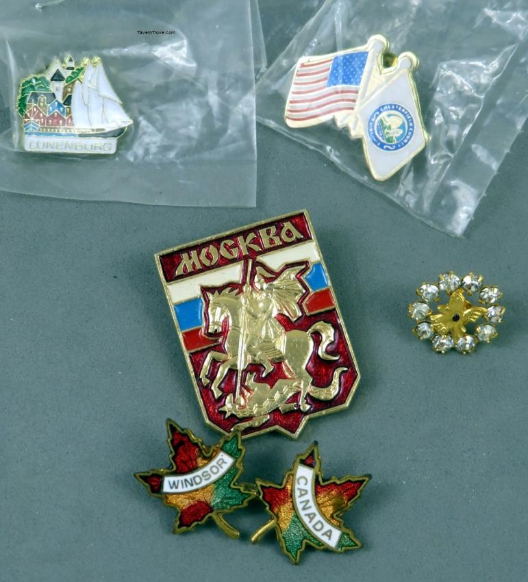 Pin Lot Countries Soviet Union Canada USA Lunenburg