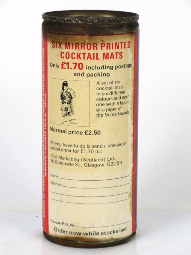 Piper Export Ale Cocktail Mats Paper Label Promo