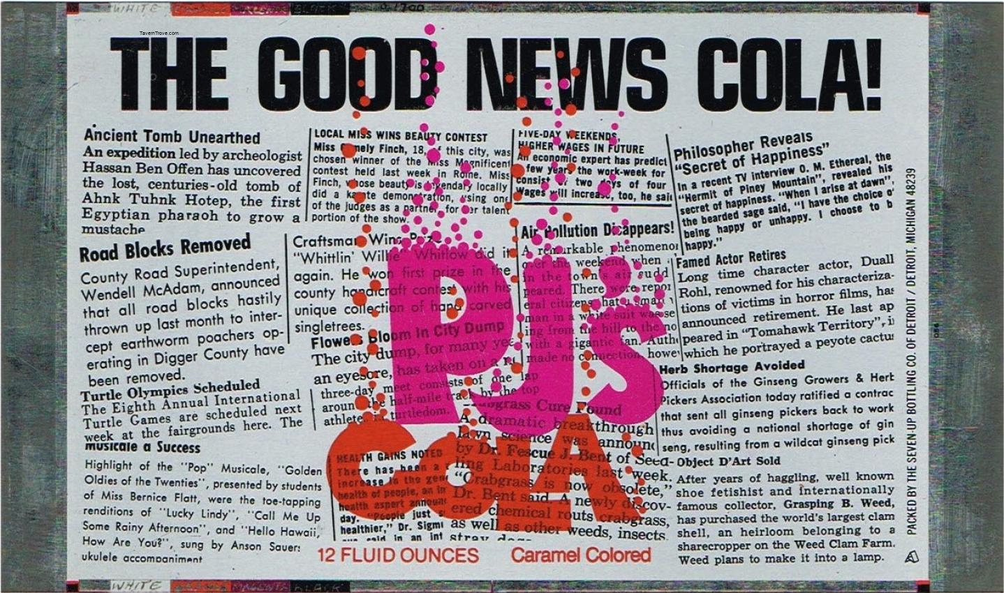 PJ's Good News Cola 