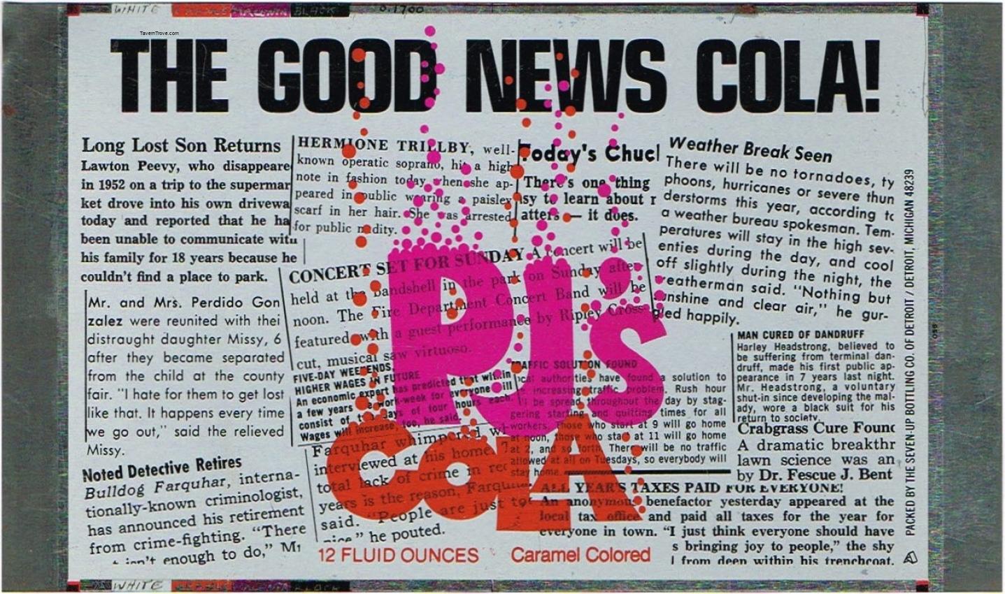 PJ's Good News Cola 