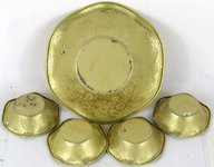 Planters Peanuts Tin Nut Bowl Set
