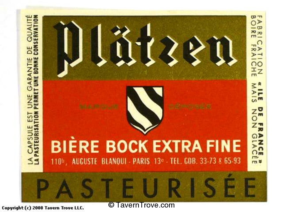 Plätzen Bière Bock