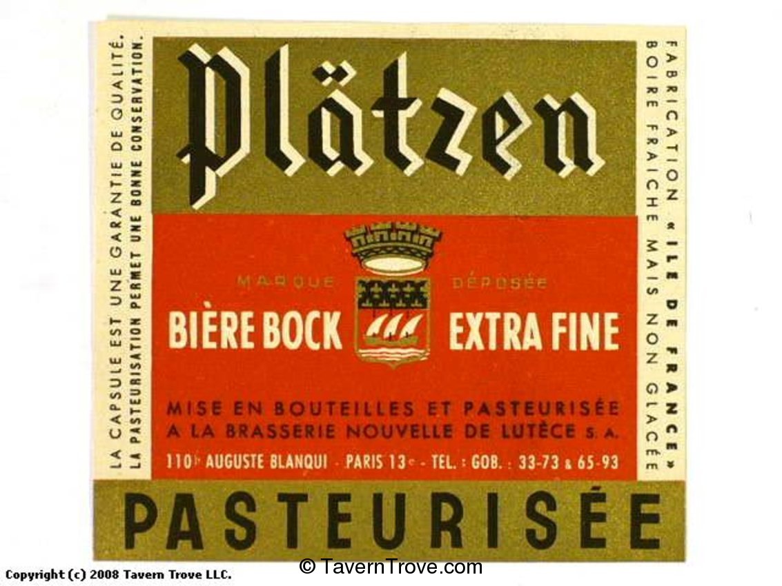 Plätzen Bière Bock