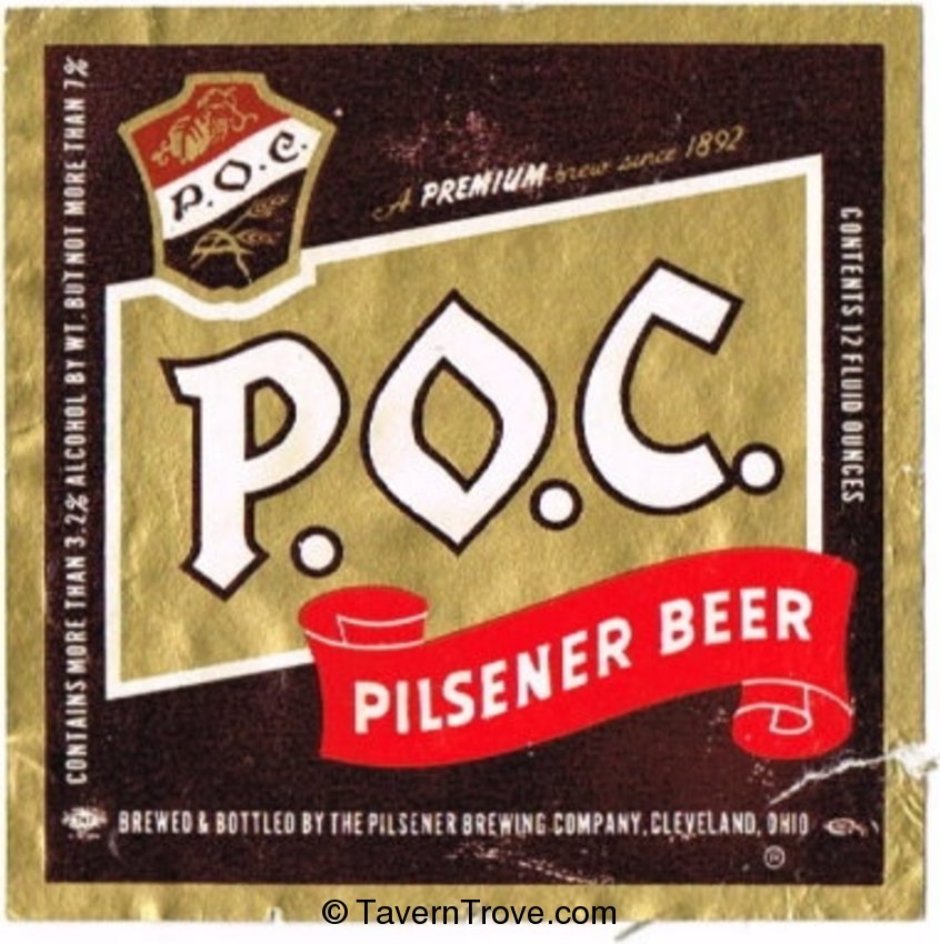 P.O.C. Pilsener Beer