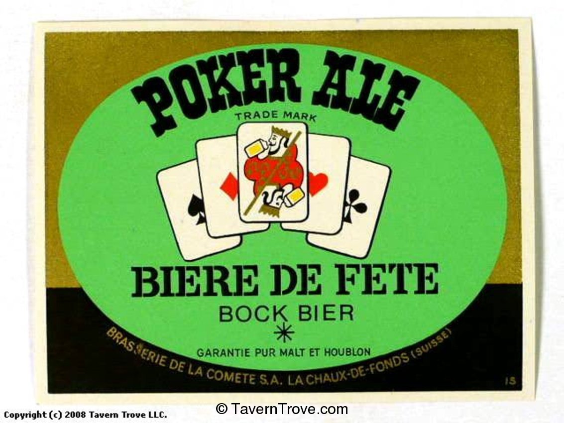 Poker Ale Biere De Fete