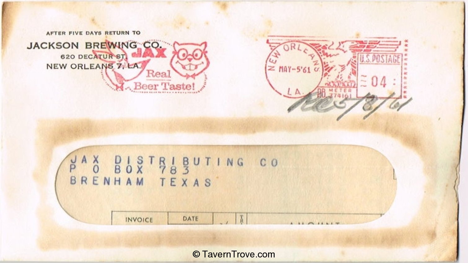 Postal Cover/Billhead