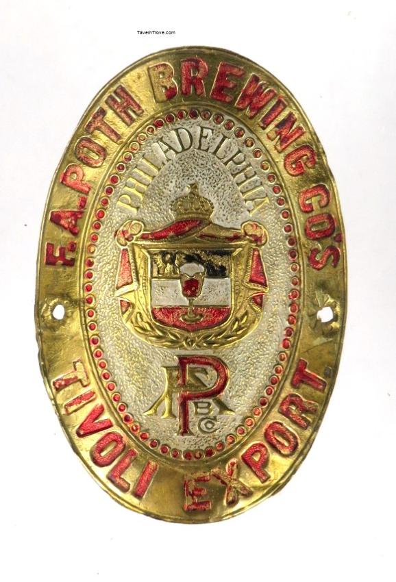 Poth's Tivoli Export Beer Tap Marker