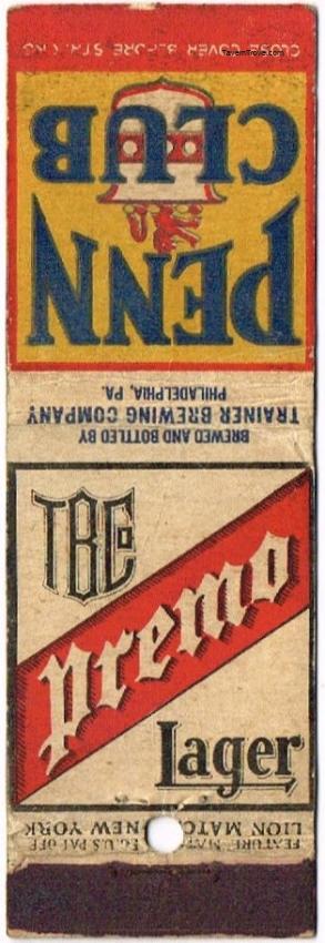 Premo Lager/Penn Club Beer Dupe